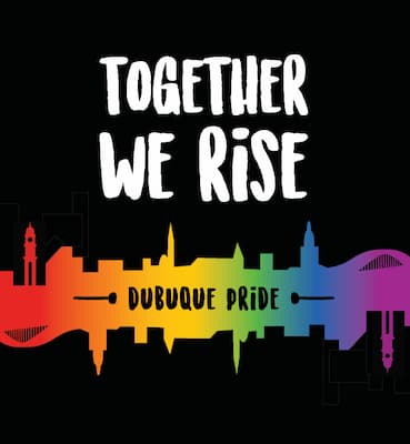 Dubuque Pride Tee-shirt design