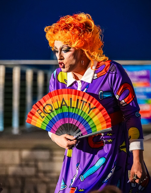 Cokeena Addiction performs at the Quad Cities Pride Festival June 1, 2024
