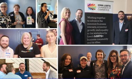Iowa LGBTQ Chamber of Commerce photo gallery of launch events in Davenport and Dubuque
