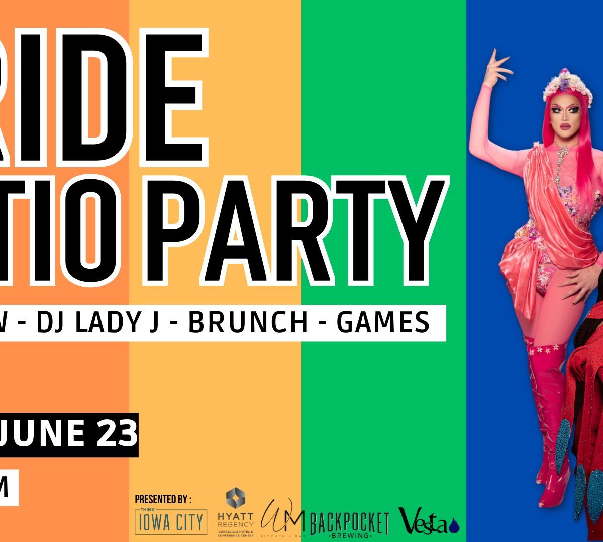 Pride Patio Party in Coralville