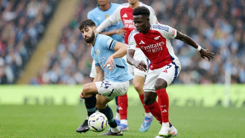 Bảng tỷ lệ kèo trận Arsenal vs Manchester City